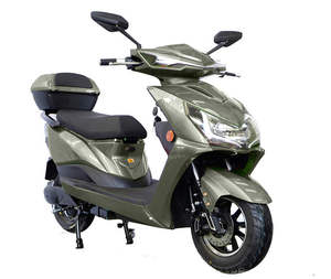 Motocicleta Eléctrica de 1200W y 60V con Batería de Litio, Alcance de 60 km, Cuadro de Aleación de Aluminio y Ruedas de 14 Pulgadas - Product Image 6