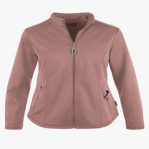 แจ็คเก็ตแขนยาวผู้หญิงซิปเต็มสีกุหลาบฝุ่น - Product Image 1