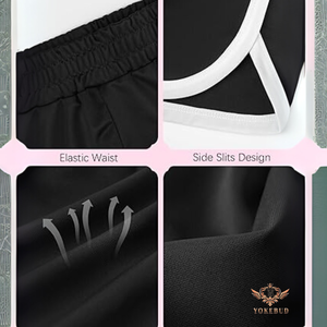 Venta al por mayor de pantalones cortos activos para niñas pequeñas de fútbol y correr Dry-Fit Gym Workout Performance Shorts Kids Dolphin Design - Product Image 6