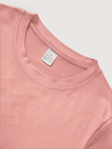 Camiseta de Verano Casual para Mujer 2025, Hombros Caídos, Diseño Personalizado con Impresión, 100% Algodón, Venta al Por Mayor OEM, Alta Calidad, Envío Rápido - Product Image 3