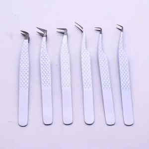 2025 volume d'isolation luxe cils Tech pince à épiler fabricant personnalisé marque privée pointe de fibre pince à épiler noire pour l'extension des cils - Product Image 5