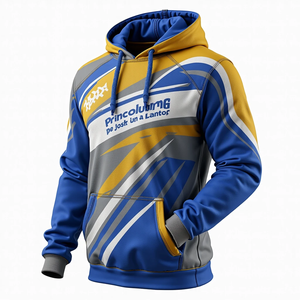 Sudadera con Capucha Extra Grande para Hombre, Mezcla de Algodón, Estilo Básico, Totalmente Personalizable, Ropa Urbana para Invierno, Duradera, Informal y Cómoda - Product Image 2