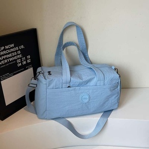 Lavender Nylon <b>Duffel</b> <b>Bag</b> 25L Zipper Closure Detachable Strap Unisex Sports Travel <b>Bag</b> - Product Image 3