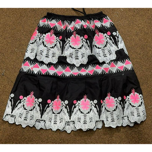 Ropa de playa hawaiana Polinesia personalizada de alta calidad, falda Pohnpei bordada Floral, falda informal transpirable de isla - Product Image 6