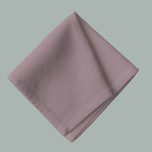 ชุดผ้าเช็ดปากผ้าฝ้ายเนื้อเรียบ ซึมซับดี ดูแลง่าย เหมาะสำหรับใช้ภายใน/ภายนอกอาคาร - Product Image 1