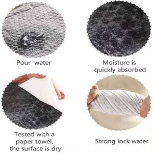 Customizable Black <b>Bamboo</b> Charcoal Stickers Waterproof Fashionable Pet Training Pad for Dogs Wood Plastic PE Materials - Product Image 5