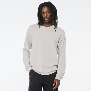 Sweat-shirts en molleton épais pour hommes, 100% coton, manches raglan, anti-rétrécissement, haute qualité, teint uni, brodés - Product Image 1
