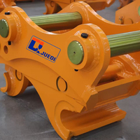Attache rapide hydraulique mécanique renforcée adaptable pour excavatrice 3CX 4CX