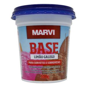 Base para Helado de Limón Gallego 100g de Marvi para Decoración de Repostería - Product Image 1