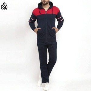 Recién llegado, chándal para hombre para invierno, ligero a la moda, 100% algodón, patrón sólido, etiqueta privada personalizada, MOQ bajo - Product Image 1