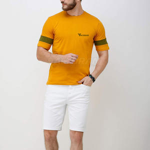 Offre Spéciale – Ensemble de Vêtements de Sport Personnalisable en Coton Respirant à 100 % – T-shirts Décontractés à Motif Uni et Shorts Assortis pour l'Été - Product Image 2