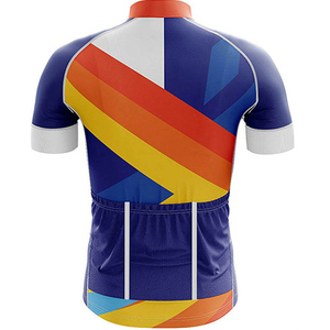 Conception personnalisée cyclisme maillot vêtements été respirant vêtements manches courtes hommes cyclisme maillot à vendre à bas prix - Product Image 4
