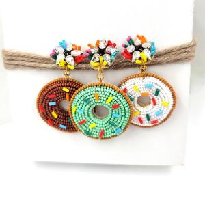 Pendientes de Halloween Vintage con Cuentas para Mujer, Ligeros, con Forma de Sombrero de Halloween, Exagerados, para Fiestas - Product Image 4