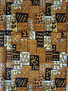 African Wax Print Cotton Fabric for <b>Party</b> Wear, Skirts & Traditional Outfits - Product Image 3