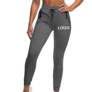 Pantalon décontracté de vêtements de sport toutes saisons pour vêtements de sport décoration en dentelle Joggers avant plat pour femmes de vente en ligne - Product Image 1