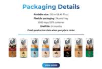 OEM Private Label Alcoholvrije Energiekoffiedrank |   Latte smaak |   250ml x 24 blikjes |   Premium kwaliteit