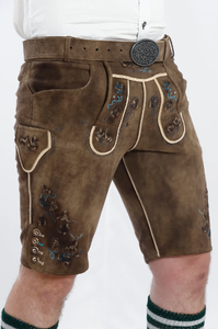 Factory Manufacture Bavarian <b>Short</b> Custom Lederhosen <b>Shorts</b> for Men and <b>Women</b> Made in Pakistan - Product Image 2