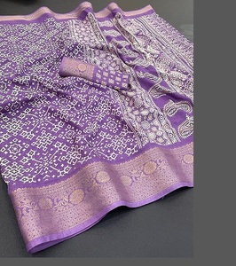 Blusa exclusiva de Sari de seda Dola más vendida, Ropa Étnica de moda para mujeres indias para fiesta nupcial, exportación, último diseño de Boutique - Product Image 1