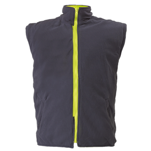 Chaleco de Trabajo Unisex de Alta Visibilidad Reflectante de Día/Noche 5 en 1 Reversible de Poliéster para Ropa de Trabajo de Construcción - Product Image 2