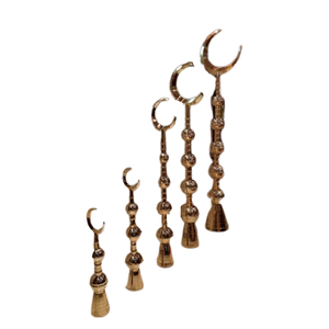 Deluxe Quality Brass Mosque Minarets Handmade Solid Brass Gold Color Mosque Minarets for <b>Islamic</b> <b>Gift</b> Usage - Product Image 4