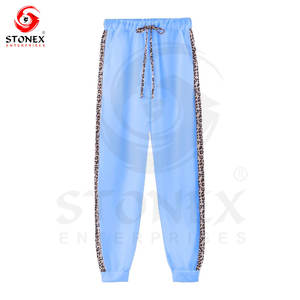 Traje deportivo informal deportivo para mujer, tejido de punto, estampado de logotipo, decoración, traje deportivo ajustado de dos piezas con cremallera para mujer - Product Image 4