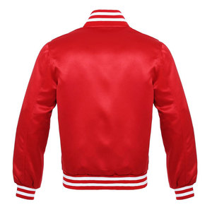 Chaqueta de bombardero de satén de alta calidad con estilo, nueva moda, cuello con capucha para invierno, directo de fábrica a precio barato - Product Image 2