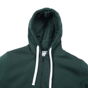 Conjunto Deportivo para Hombre de Talla Grande, Directo de Fábrica, Sudadera con Capucha Verde Oscuro con Cierre, Pantalones Deportivos con Cintura Elástica, Cómodos - Product Image 5