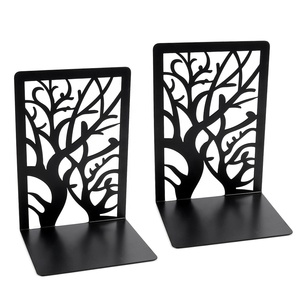 Fermalibri in metallo per reggilibri pesanti scaffali fermalibri per fermalibri Stopper per <span class=keywords><strong>libri</strong></span> Non Skid Book supporta la cucina per la casa dell'ufficio moderna decorativa - Product Image 1