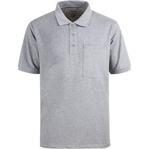 Men's for Shirts <b>Round</b> Collar <b>Knitted</b> Fabric Short Sleeve Solid Pattern 100% Cotton High Quality Formal Style - Product Image 1