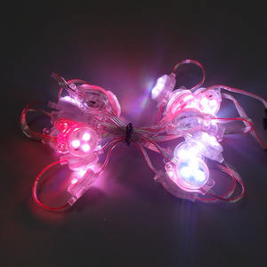 Lumières LED RGB à points de pixels WS2811 DC12V 5050SMD, lumière solaire étanche IP67, certifiées ROHS et CE, dimmables pour l'éclairage extérieur - Product Image 4