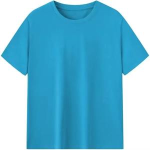 2025 personalizable Algodón puro manga corta cuello redondo ropa de trabajo camiseta Logo Cultural transfronterizo apropiado hombres más Casual - Product Image 4