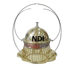 Chauffe-plats chauffe-plats chauffe-plats avec poignée design chauffe-plats de bonne qualité plaqué or finition - Product Image 1