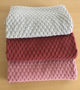 Mantas de bebé de punto de algodón personalizadas de alta calidad hechas de algodón orgánico 100% - Product Image 2