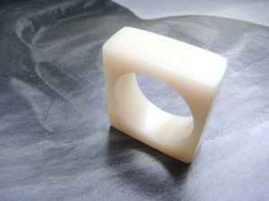 Anillo de Servilleta Artesanal Ecológico Clásico con Incrustaciones de Resina para Mesa de Comedor de Boda, Color y Tamaño Personalizables - Product Image 2