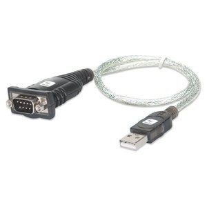 <b>USB</b> <b>To</b> Serial Converter Db9 Male <b>To</b> <b>Usb</b> Type A Male 0.45 Meters - Product Image 1