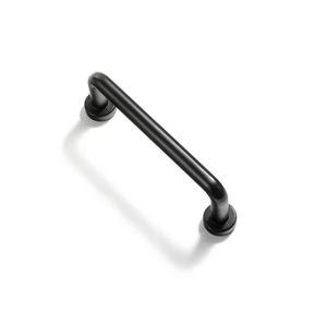 Tirador de cajón negro mate para el hogar, cocina, muebles de oficina, herrajes, puerta, cajón, armario, manija al por mayor - Product Image 1