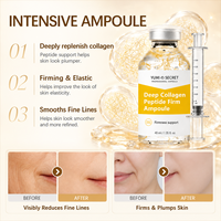 Sérum Visage Personnalisé à Marque Blanche OEM ODM au Peptide de Soie Doré et ADN de Saumon PDRN – Ampoule Éclat et Restauration de la Peau