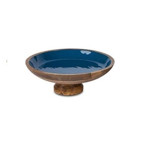 Ensaladeras de madera esmaltadas de gran tamaño Calidad estándar y cuencos para servir en hoteles impresos personalizados Calidad superior - Product Image 1