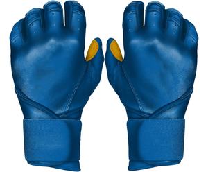 Guantes de bateo de béisbol de cuero de cabra genuino de la mejor venta Guante de bateo de béisbol de tamaño personalizado para adultos jóvenes de alta calidad - Product Image 1