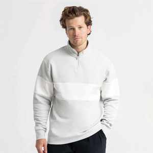 Camiseta de Compresión Transpirable para Hombre, Venta al por Mayor de Fábrica, Cuello Redondo con Cierre de Cremallera de 1/4, Talla Grande, Ropa Deportiva Informal, Media Cremallera Larga - Product Image 5
