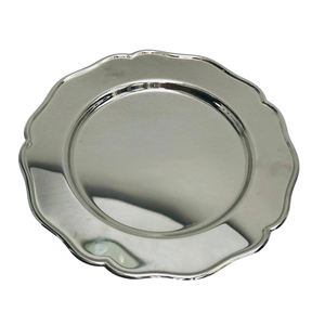 Placa de cargador de latón redonda hecha a mano, placa decorativa de ajuste de vacaciones, placa ceremonial india tradicional para suministros para eventos - Product Image 3