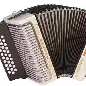 Nouveau 3500FB Corona II 31 boutons FBbEb Sol accordéon diatonique noir sangles de sac Hohner Corona II accordéon avec sac et sangles - Product Image 1
