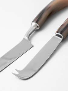 Juego de esparcidor de mantequilla rebanador de queso con mango de nudo de comida de gran oferta de diseñador con herramientas de queso de diseño real de acero inoxidable plateado - Product Image 3