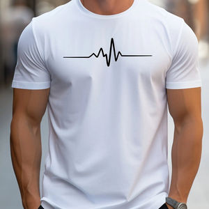 Camiseta Unisex Extra Grande 100% Algodón, Transpirable, 320gsm, de Alta Calidad, con Estampado Gráfico Personalizado, Estilo Urbano Ecológico - Product Image 3