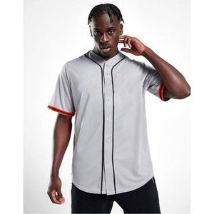 High Quality Customized Baseball Jersey <b>Mens</b> Mesh Breathable Sportswear New Design with Embroidery Sublimation Baseball Jersey - Product Image 4
