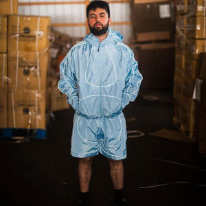 Fabricante de Conjuntos Deportivos, Conjuntos Cortos Cortavientos Personalizados 100% Poliéster, Conjuntos Deportivos Reflectantes - Product Image 5