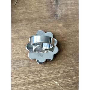 Southwest Handmade Multi Stone Sterling Silver Cluster Ring Adjustable Bezel <b>Set</b> - Product Image 5