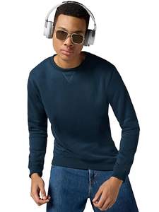 Sudadera de Forro Polar de Manga Larga para Hombre, Corte Regular, 2025, Cuello Redondo, Algodón de Alta Calidad, Impresión Digital, Ecológica, para Primavera - Product Image 2