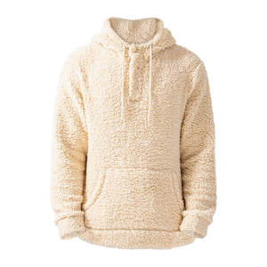 Fleece <b>Sherpa</b> <b>Hoodie</b> <b>Men's</b> Winter Customized Logo Moisture Wicking Breathable Cotton Blended Wholesale Low Price Newest Style - Product Image 5