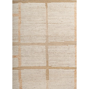 Alfombra de Lana Anudada a Mano Aprezo Gold, Rectangular 9x12, Diseño Geométrico Abstracto Tipo Rompecabezas, para Pasillo, Entrada del Hogar, Técnica Artesanal - Product Image 3